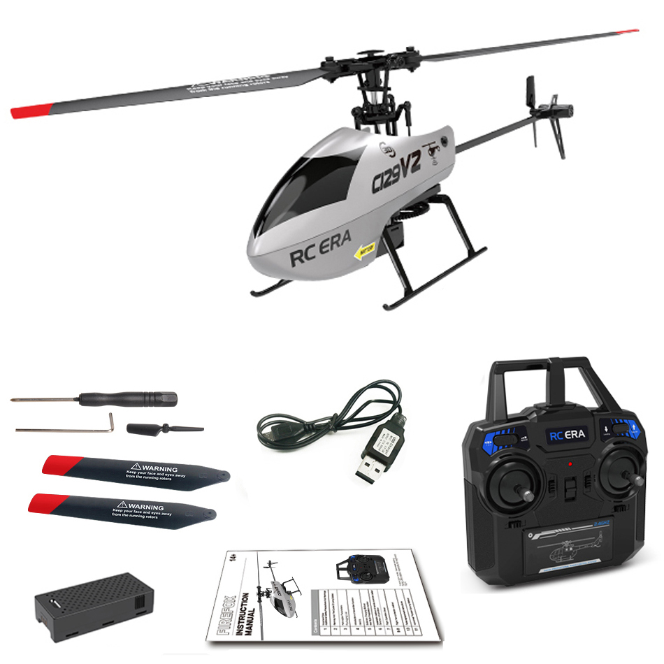 Rc Helicopter Nitro - V2 C129ในยุค RC ด้วยคลิกเดียวเฮลิคอปเตอร์ควบคุมรีโมตพับได้3D 4ch เสถียรการควบคุมระยะไกลเครื่องบินโดรนของเล่นงานอดิเรกสำหรับผู้เริ่มต้น