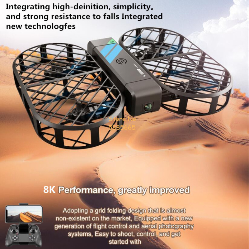 กล้อง 8K HD 360 °   การป้องกัน - Rc Helicopter Mini บทวิจารณ์และราคา