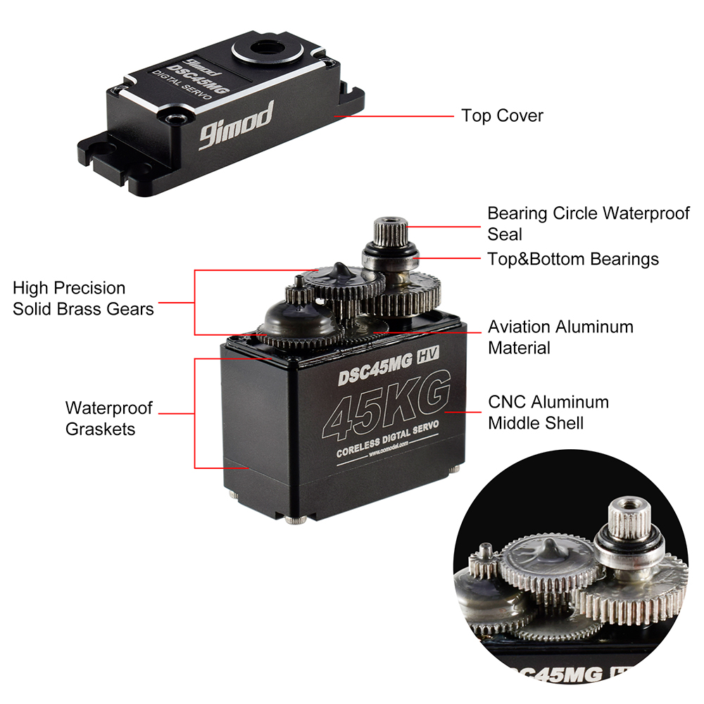 9imod RC Servo 35 กก.45 กก.25  - Rc Helicopter Bag บทวิจารณ์และราคา