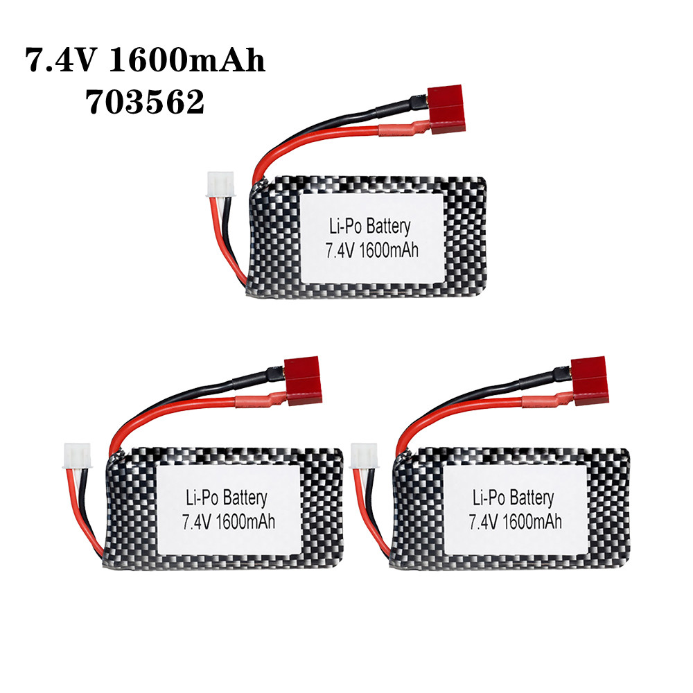 1/2/3ชิ้น/ล็อต7.4V 1600Mah 703 - Rc Helicopter Coaxial บทวิจารณ์และราคา